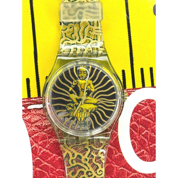 Swatch watch TAI SUN GG133 1995 Standard Gents New Old Stock - Picture 1 of 6